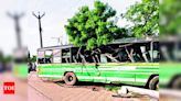 Bus Accident in Chennai: 1 Killed, 5 Injured after Bus Rams Petrol Bunk | Chennai News - Times of India