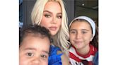 Khloé Kardashian Poses with Son Tatum and Niece Penelope in Sweet New Photo from Kourtney's Baby Shower