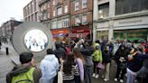 An artist put up a livestream 'portal' connecting New York and Dublin and of course people ruined it
