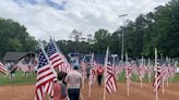 500 flags placed in Raleigh baseball field to honor heroes for Memorial Day
