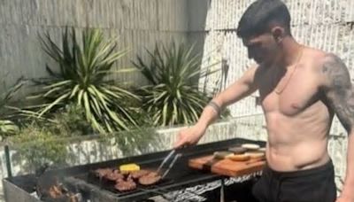 "¿Asador o jardinero?": a qué se debe la broma de Mina Bonino a su esposo Fede Valverde, mirá el video