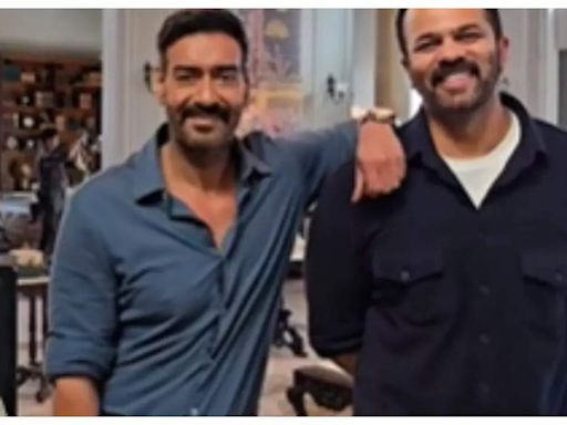 Rohit Shetty Celebrates '33 Years of Brotherhood' with Ajay Devgn as 'Singham' Turns 13 - Watch | Hindi Movie News - Times of India
