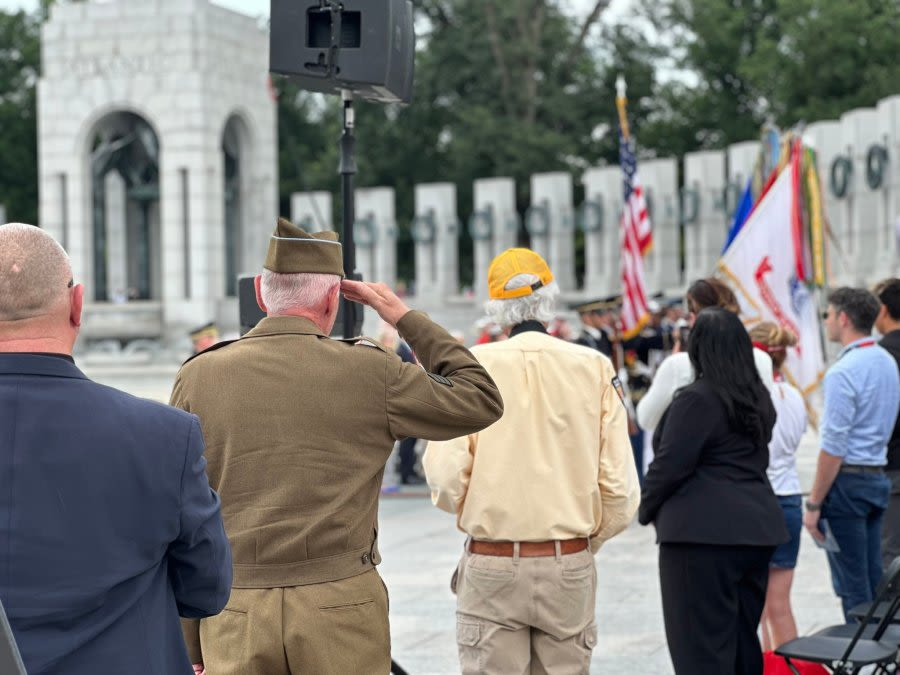 Hundreds gather in DC to honor 80th D-Day Anniversary