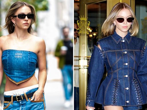 Sydney Sweeney Rocks 2 Denim Outfits in NYC Before Met Gala