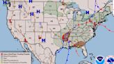 Más de 65 millones de personas en todo el este de Estados Unidos están bajo amenaza de tormenta fuerte este jueves