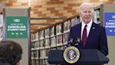 Joe Biden Touts Student Debt Relief At Culver City Event