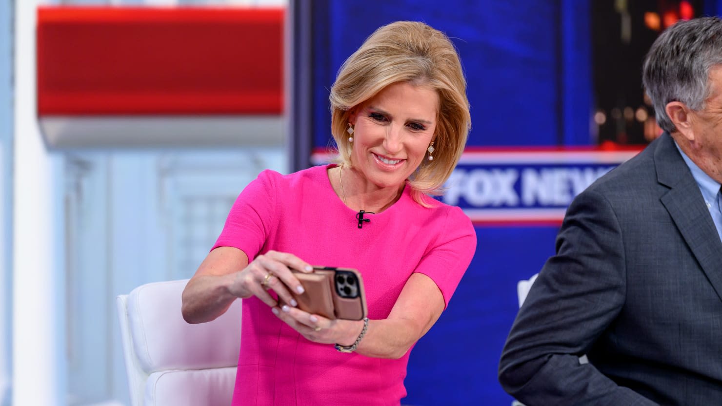 Laura Ingraham Scolded for Using Binoculars at Trump Trial