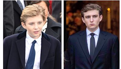 Barron Trump, Donald and Melania's son: From blond baby to 6-foot-7 tall college-bound teen