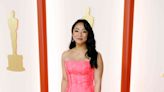 Stephanie Hsu's Pink 2023 Oscars Gown Featured a Throwback Bubble Hem
