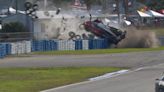 Twelve Hours of Sebring: Louis Deletraz wins first for Acura at track; Pipo Derani survives wild crash