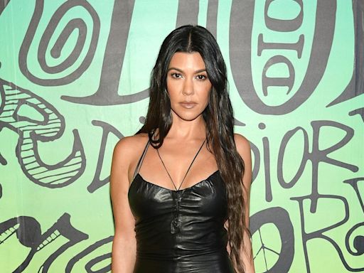 Kourtney Kardashian is all legs in tiny feathered bodysuit that sparks reaction