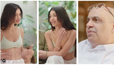 Alanna Panday is shocked as dad trolls her for ‘forgetting to wear a top' in The Tribe clip: ‘Bras need to be covered’