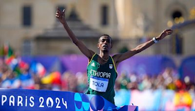 Ethiopian runner Tamirat Tola wins men's marathon at Paris Olympics to end Kenya dominance