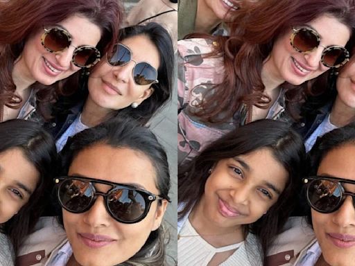 PHOTOS: Mahesh Babu's wife Namrata Shirodkar and Akshay Kumar's better half Twinkle Khanna enjoy a 'little bit of London magic'
