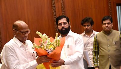 Sharad Pawar Meets Eknath Shinde, Discusses Irrigation, Milk Price Issues