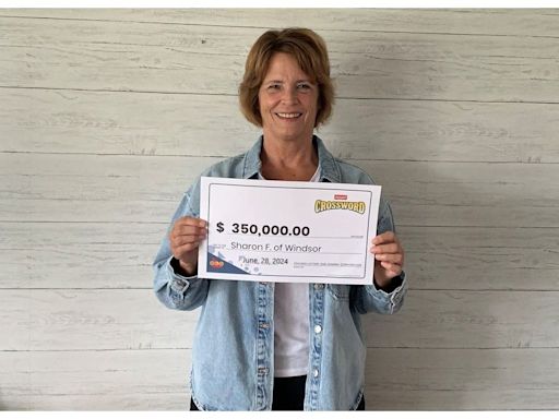 Windsor woman wins $350,000 on scratch ticket