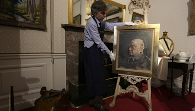 A painting of Winston Churchill by an artist whose work he hated is up for auction