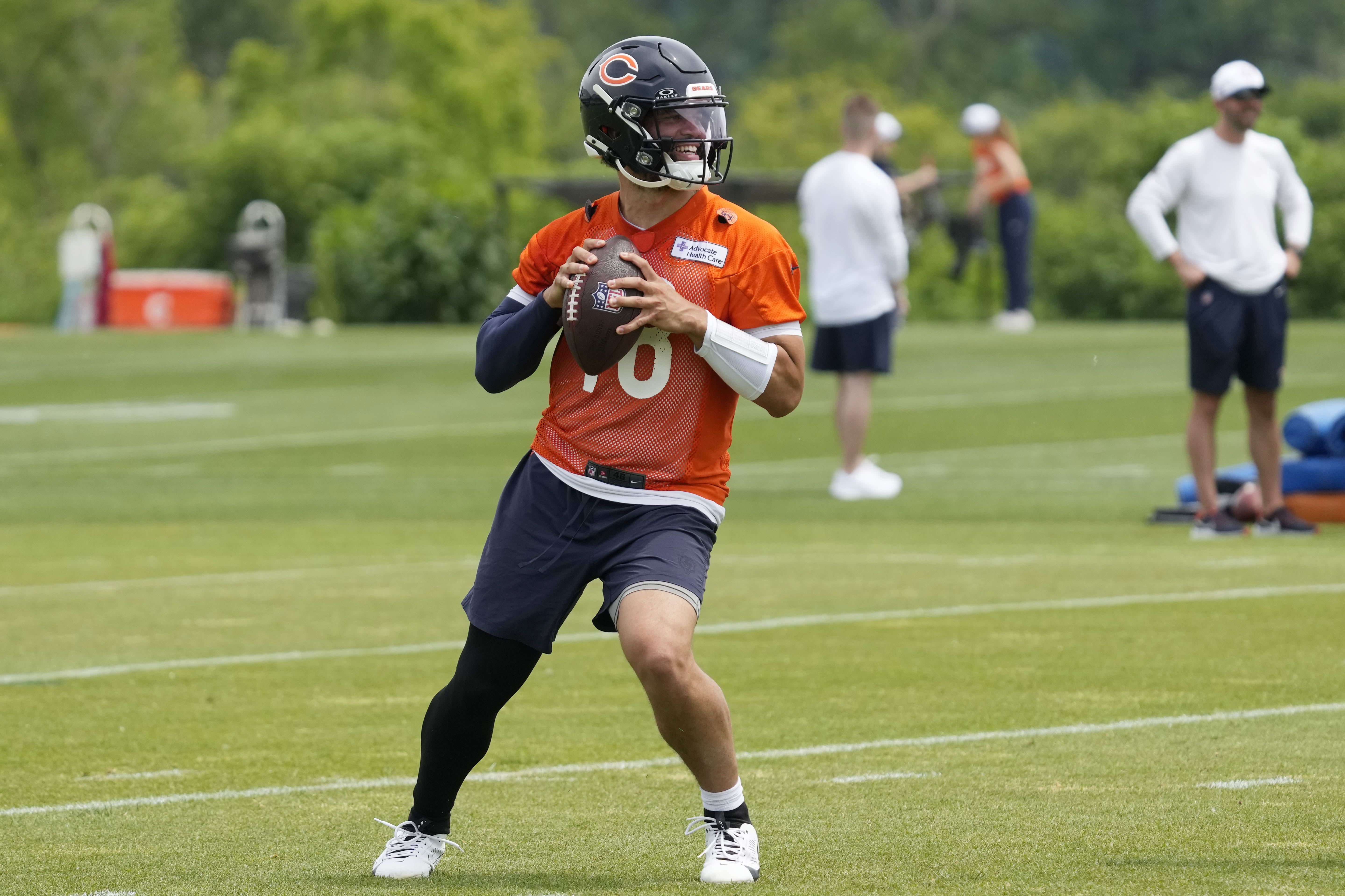 Despite hiccups, Caleb Williams on target, Bears say