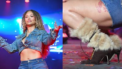 Latto Takes the Stage in Vintage Giuseppe Zanotti Booties at Hot 107.9 Birthday Bash 2024