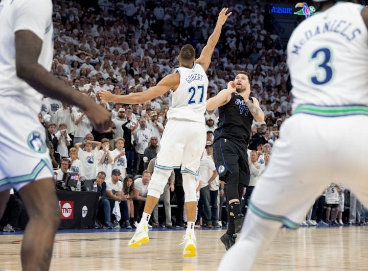 Game 2 podcast: Luka's dagger, Ant's no-show, KAT benched and more