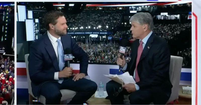 Sean Hannity Presses J.D. Vance on His Past Remarks About Donald Trump