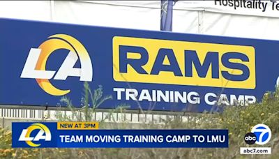 LA Rams moving training camp to Loyola Marymount University this summer