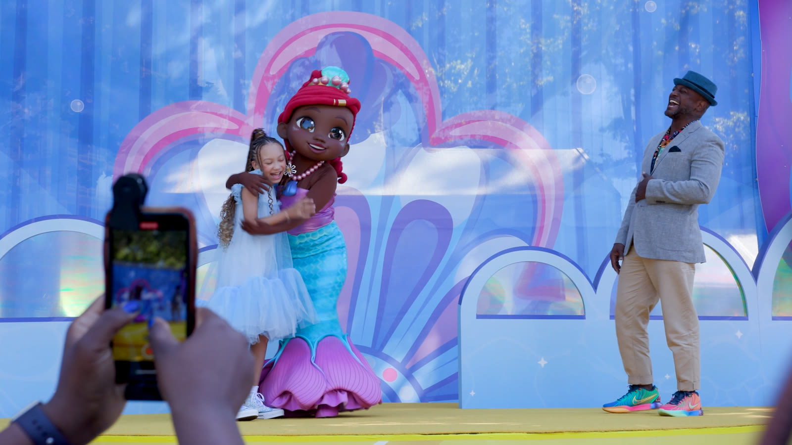 Disney Jr.'s Ariel takes over NYC park to celebrate series launch on Disney+