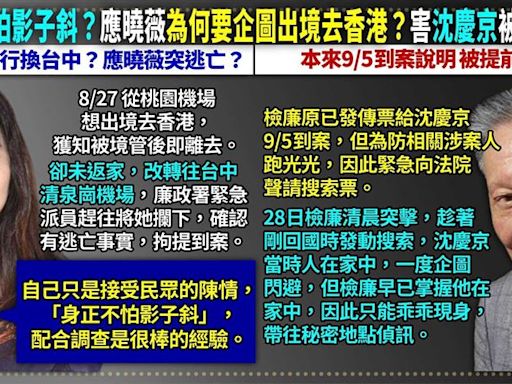 應曉薇在台中機場檢方被拘提到案？陳柏惟揭被逮內幕