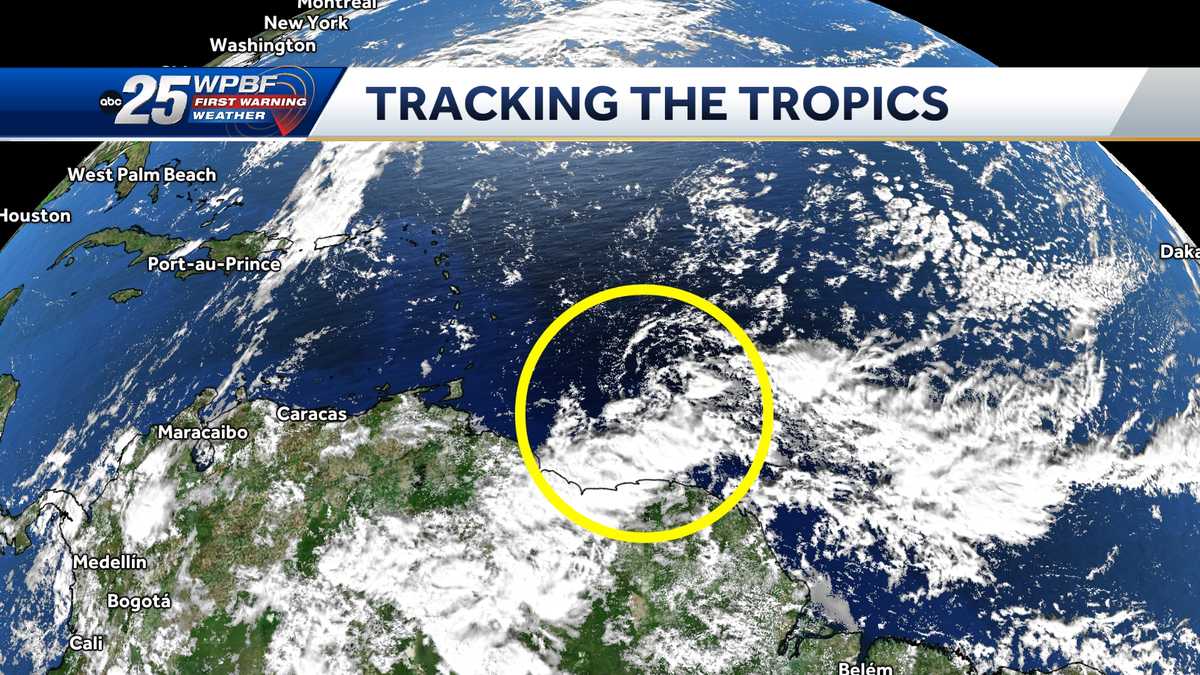 National Hurricane Center monitoring disturbance near Barbados