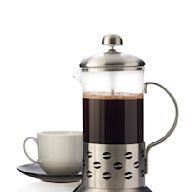 Uses a plunger and metal mesh filter to brew coffee Coffee grounds are steeped in hot water before being pressed Produces a strong and flavorful cup of coffee Requires coarse coffee grounds
