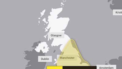 Maps show where thunderstorms will hit UK today