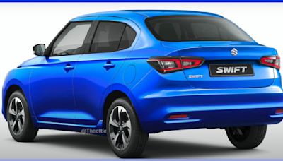 Next-gen Maruti Dzire Gets a Sleek Rear in New Rendering