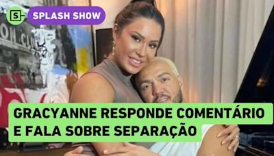 Gracyanne revela sentir culpa pelo fim de casamento com Belo