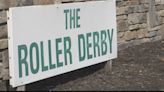 Ribbon cutting being held for the opening of The Roller Derby