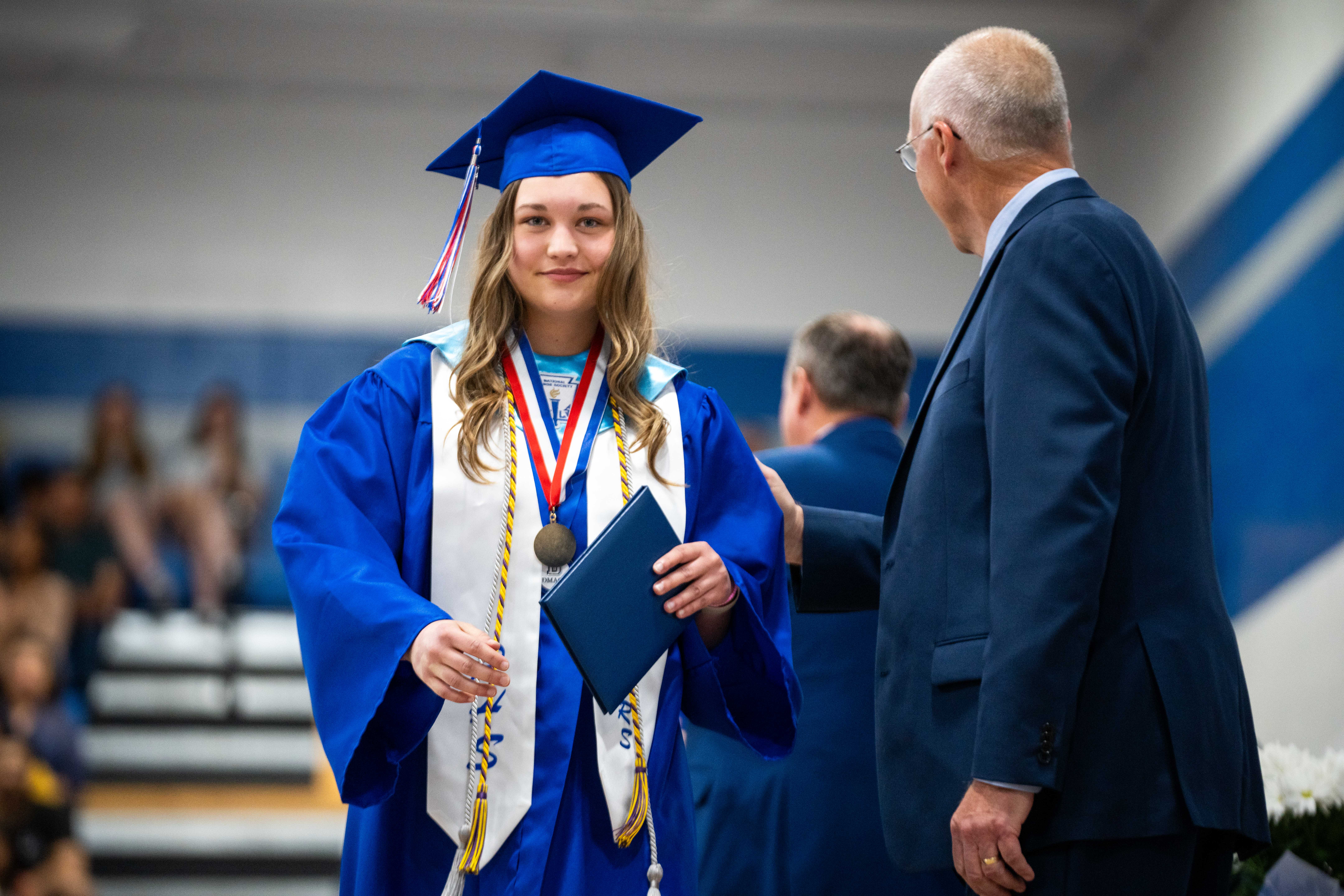 Riley and Wuebker graduate twice, from Perry High School and DMACC