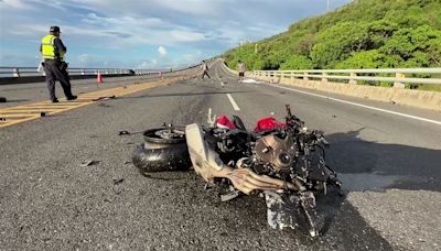 南迴死亡車禍！HONDA CB650紅牌重機全毀 死者身分曝光