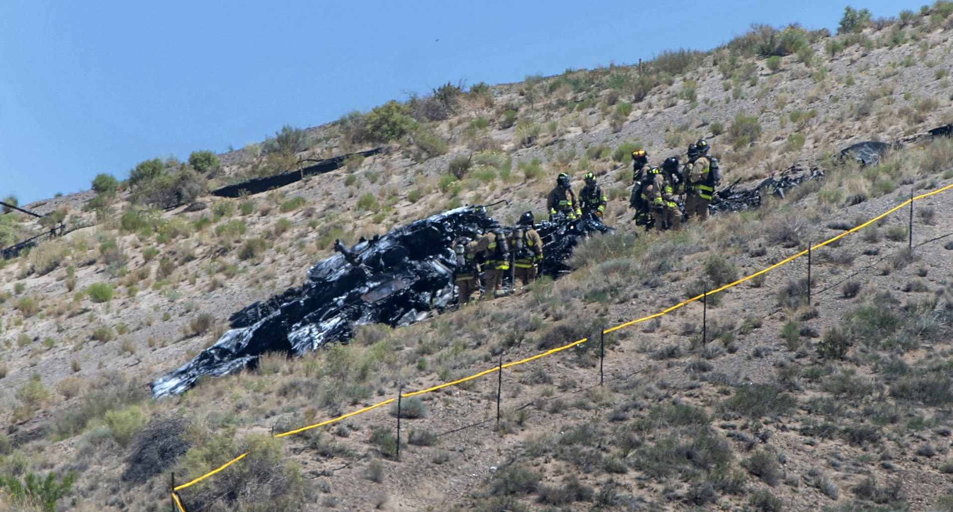 Pilot injured after a military fighter jet crashes near international airport in Albuquerque