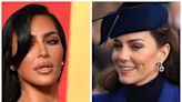 Kim Kardashian says she is now on the lookout for Kate Middleton