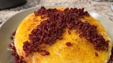 If you're as sick of beige Thanksgiving foods as I am, brighten things up with barberry rice