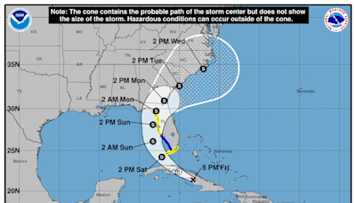 Tropical Depression 4 should strengthen before Florida landfall. Panama City prepares.