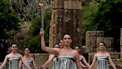 Olympic Torch Lit for Paris 2024 Games in Olympia, Birthplace of Ancient Games