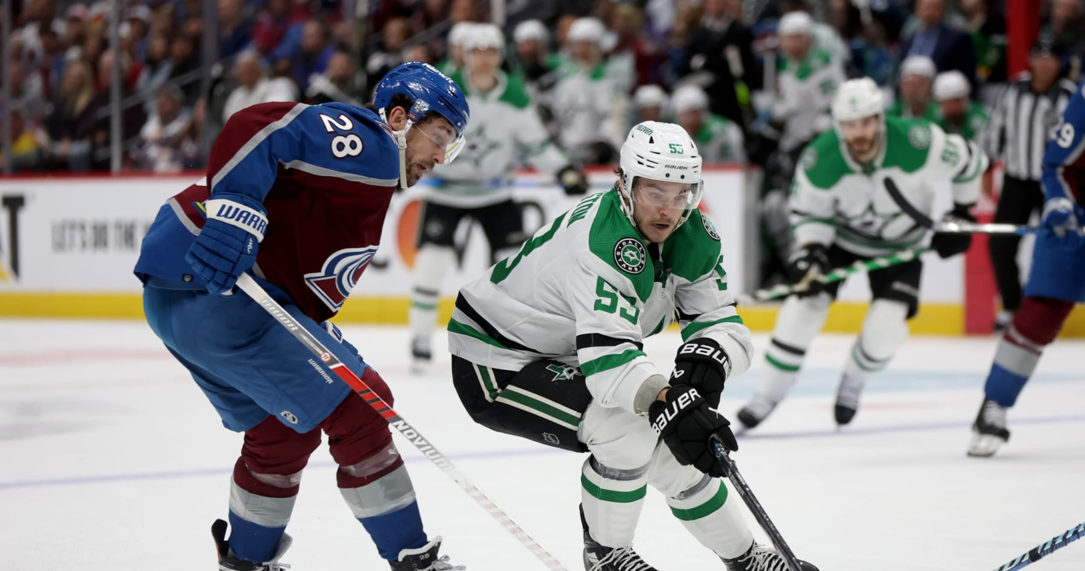 Stars Win Game 4 vs. MacKinnon, Avalanche as NHL Fans Praise Wyatt Johnston's 2 Goals