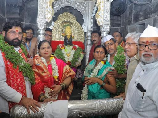 Maharashtra CM Eknath Shinde performs puja in Pandharpur on ’Ashadhi Ekadashi’, prays for abundant rain