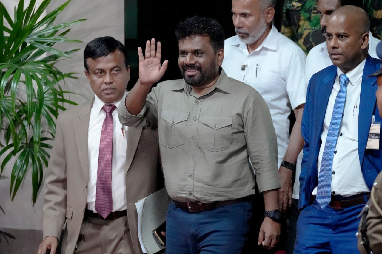 Marxist Anura Kumara Dissanayake sworn in as Sri Lanka’s president