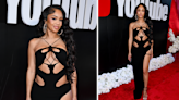 Saweetie Embraces Daring Cutouts in Mônot Dress for YouTube Music Leaders and Legends Event