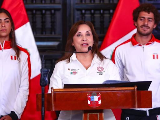 Presidenta Dina Boluarte prometió cuantioso premio para deportistas peruanos que ganen medallas en París 2024