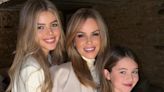 Amanda Holden poses for photo with lookalike daughters Lexi, 16, and Hollie, 10