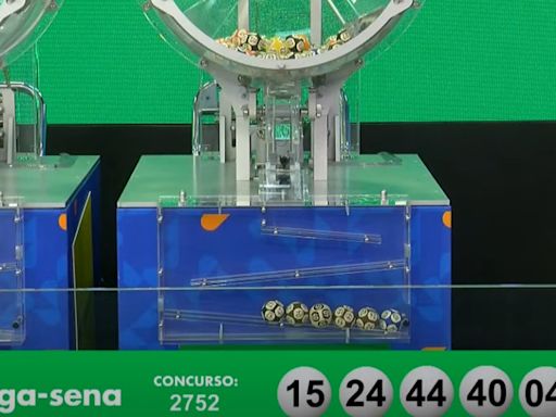 Mega-Sena, concurso 2.752: prêmio acumula e vai a R$ 65 milhões