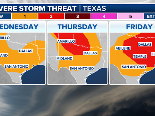 More storms, heavy rain threaten Texas with flash flooding through late-week