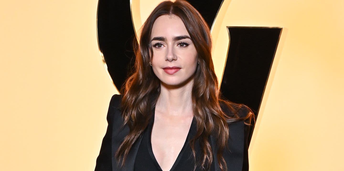 Wait, did Lily Collins just chop her long glossy hair into a teeny bob?